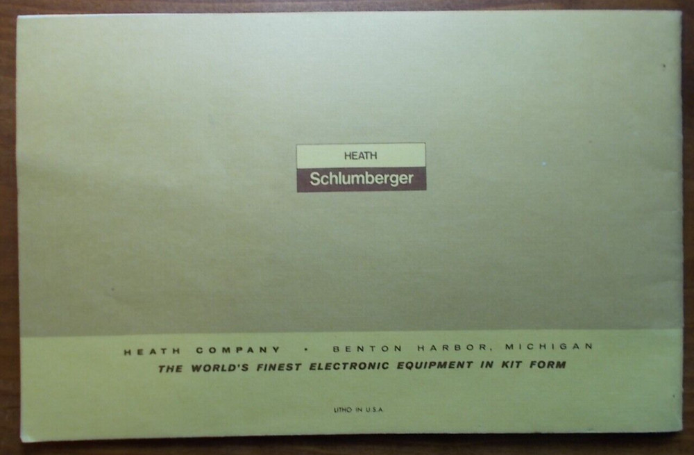 HEATHKIT MANUAL model HD-1984 MICODER II original manual collectable 595-1963-01