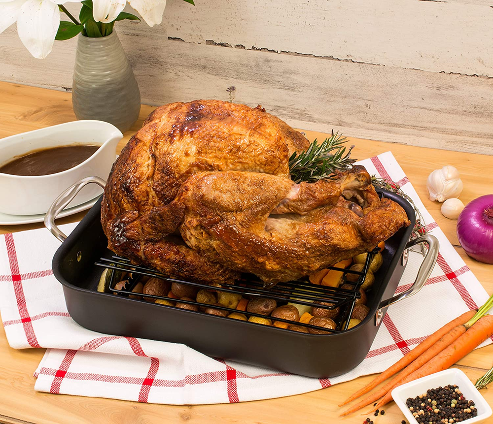 HIC Kitchen Roasting Racks, Adjustable, Non-Stick