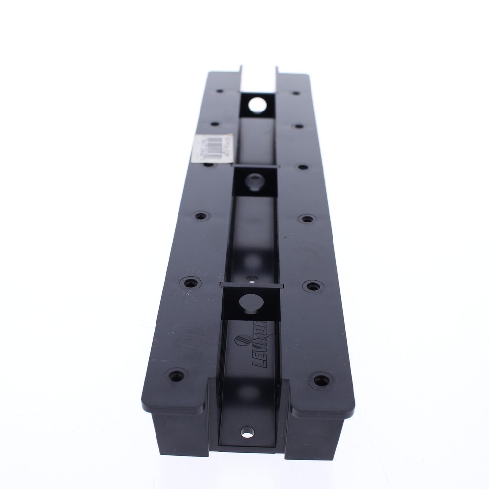Leviton- Black Vertical Spool Manager Works with Wiring Distribution Spools,