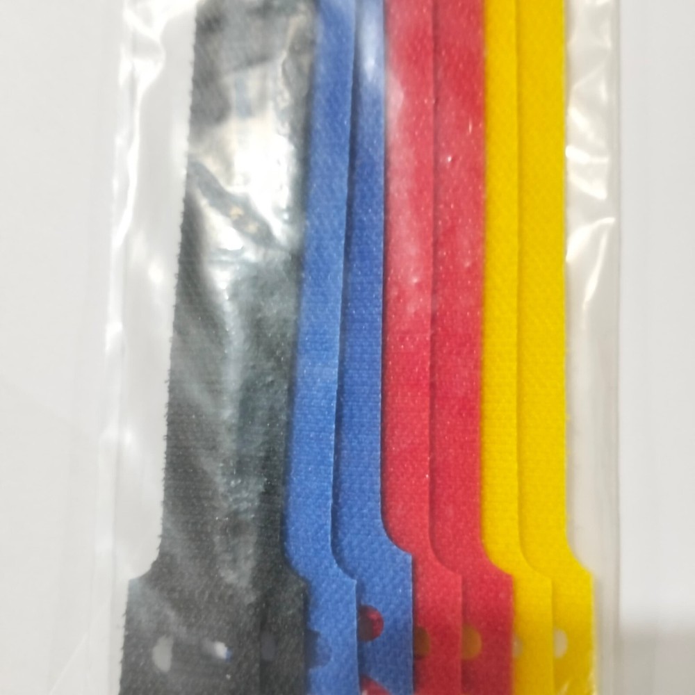8 pcs Adjustable Releasable Reusable Hook And Loop Cable Ties Cable Tidy Strap