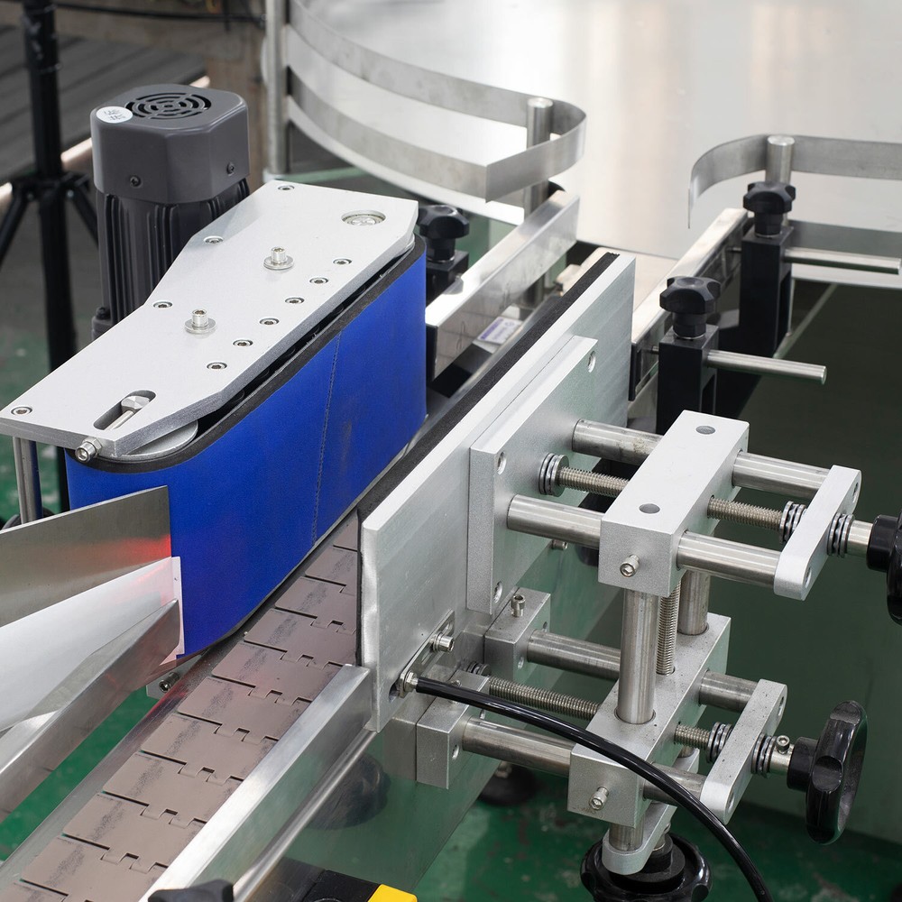 MT-200 Automatic Round Bottle Label Applicator with Date Printing