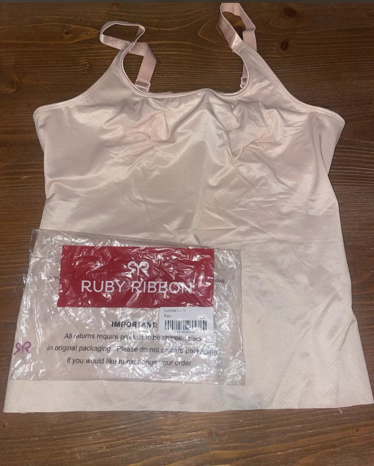 RUBY RIBBON LUMINA CAMI #1814 NEW!