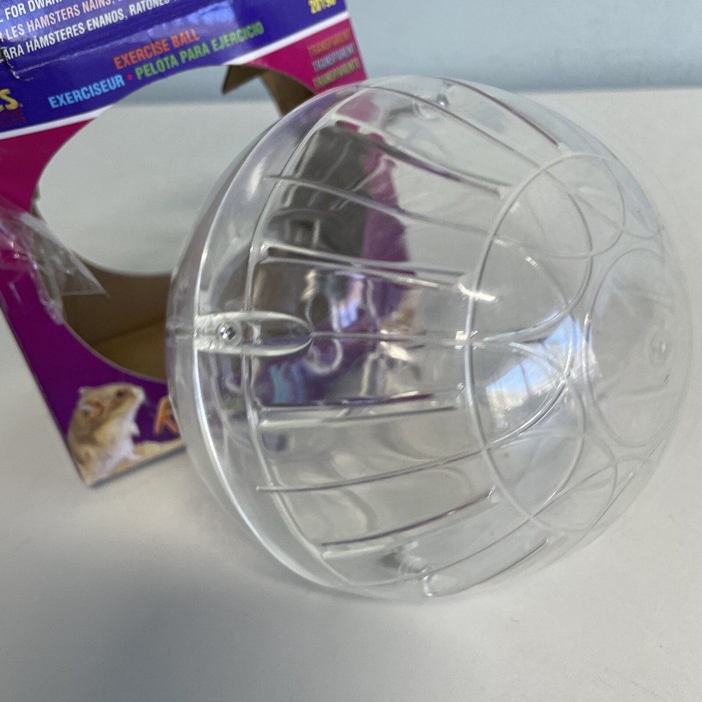 Lee's Kritter Krawler Mini Exercise Ball 5" Clear Open/Return