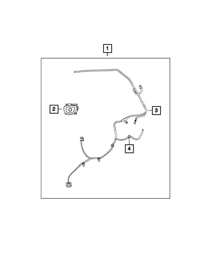 Genuine Mopar Camera 68256607AB