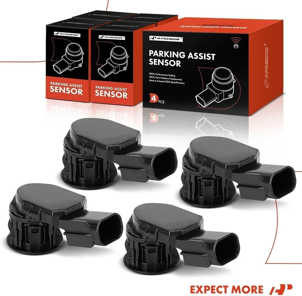 4-PC Reverse Backup Parking Assist Sensor Compatible with Select Toyota