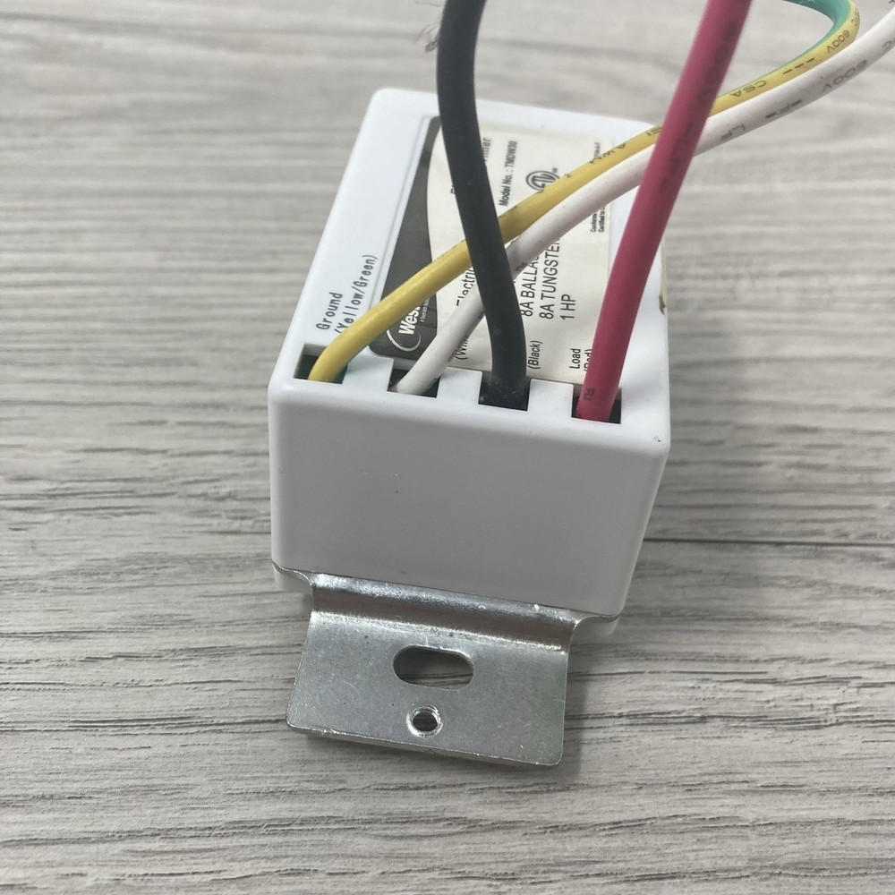 Westek TMDW30 Hardwire Indoor Digital Wall Switch Timer White Program Lights