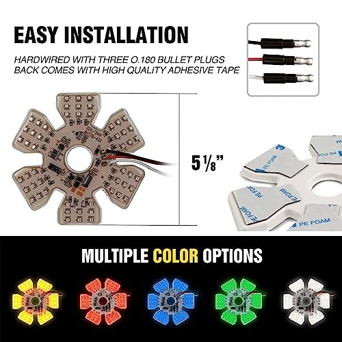 81779 Light Ultra Thin Air Cleaner Hex 54 LED Dual Function White