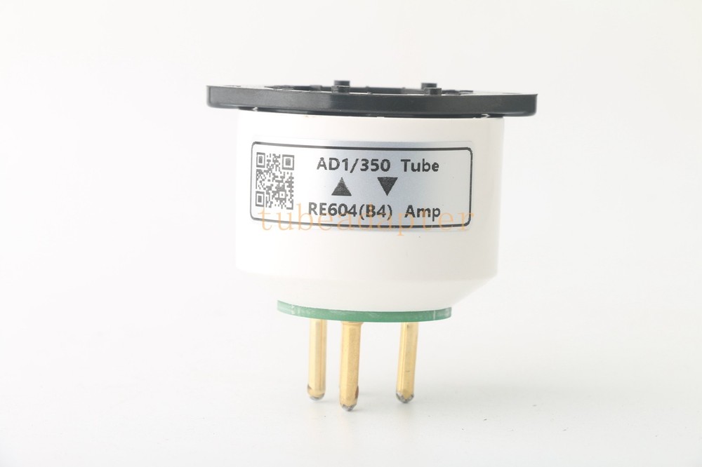 Pair 2pcs B4 RE604(amp socket) to AD1/350 tube converter adapter