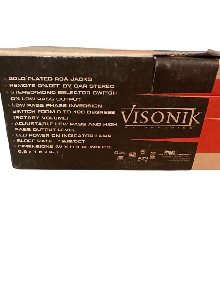 2-Way Electronic Crossover Network Visonik Autophonics VX23