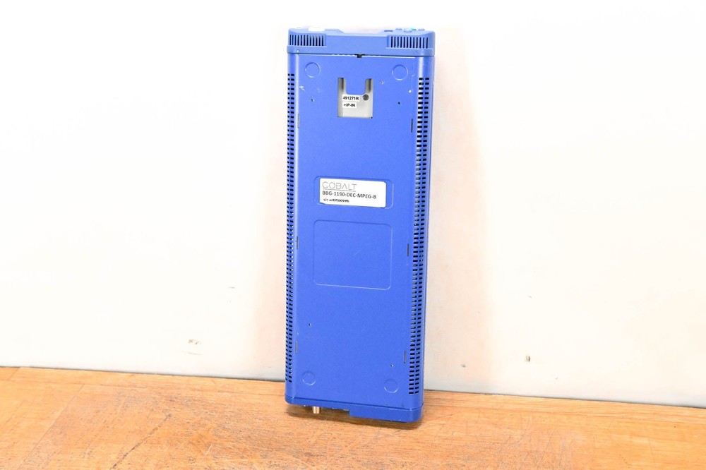 Cobalt BBG-1190-DEC-MPEG-B Broadcast Video Decoder CG01QAP