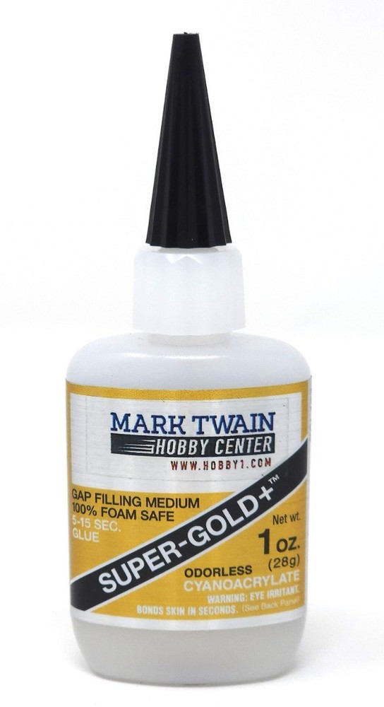 Mark Twain Hobby Super-Gold+ (Medium) Glue 1oz