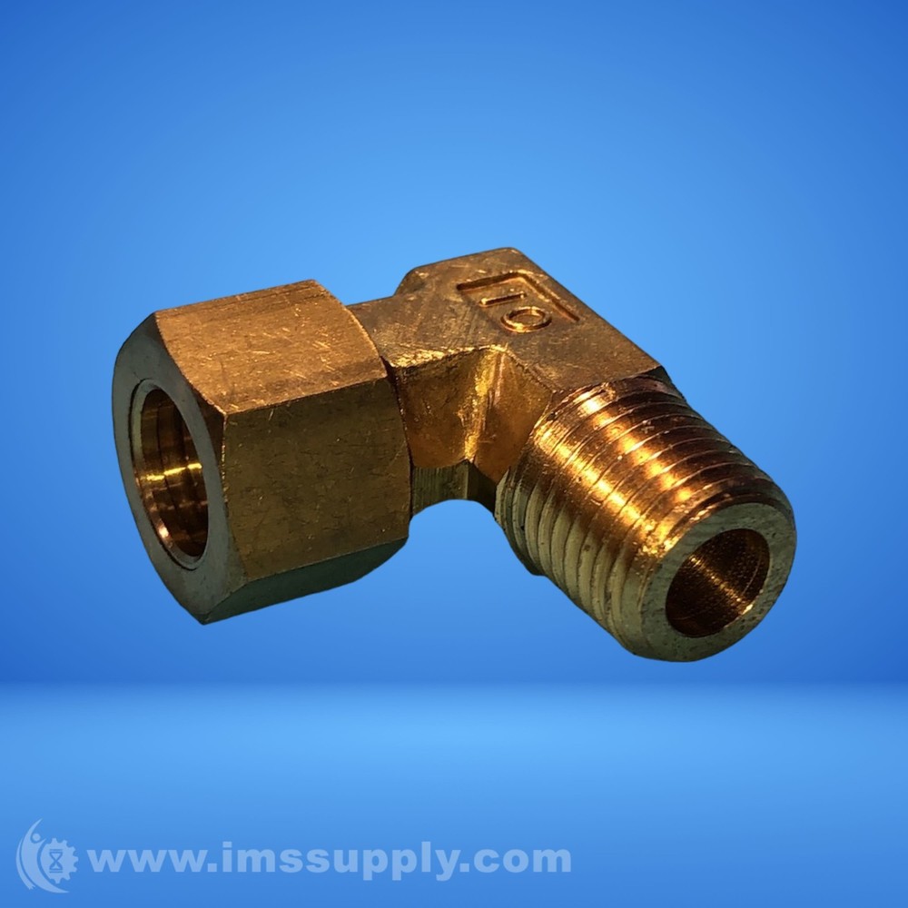 SMC Brass 90 Degree Elbow Connector FNIP
