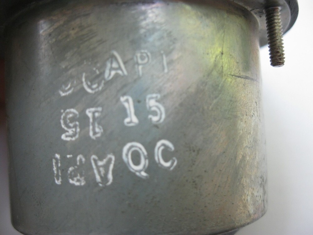 VINTAGE API SHIELDED 0-10 DC AMP VARIABLE LOCKING POINTER PANEL METER GAUGE NOS