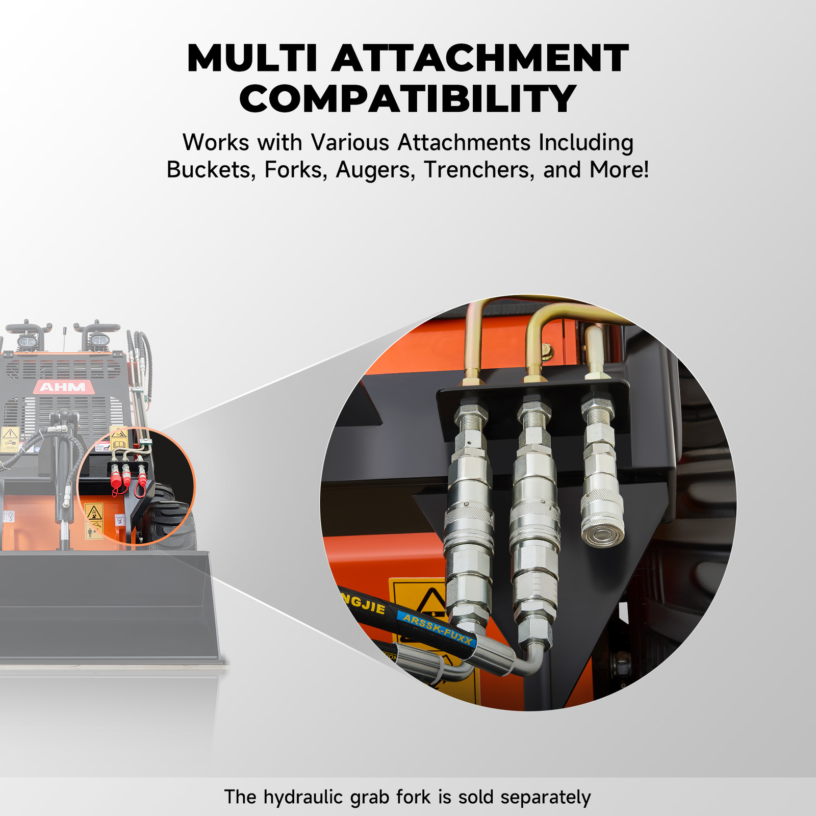 23HP Mini Skid Steer Loader with Briggs & Stratton Gas Engine