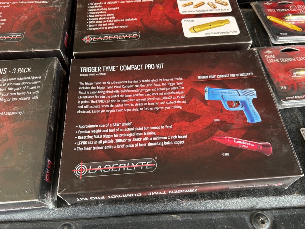 LaserLyte Training Tyme Kit (LT TTPC w/ Laser Trainer Target (TLB-1) Bundle Set