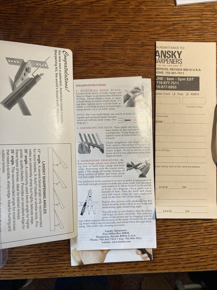 Lansky Knife & Tool Sharpener Standard knife Sharpening System