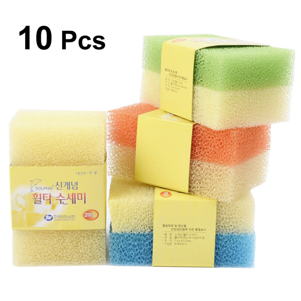 10pcs sponge Cleaning Sponge Scrubber for Kitchen Washing Sponge Sponge for