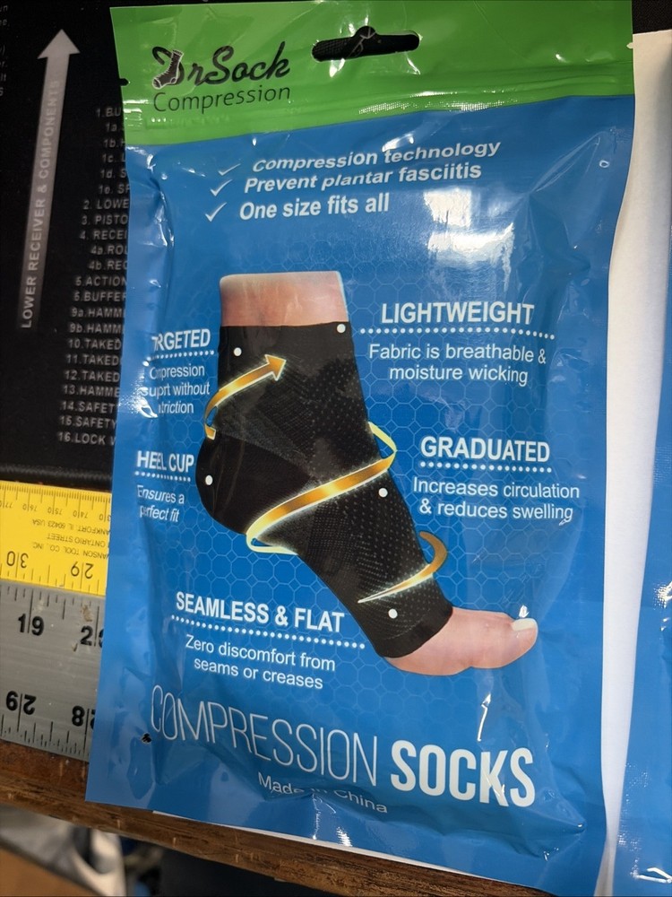 Dr Sock Compression Compression Socks x2 One Size Fits All