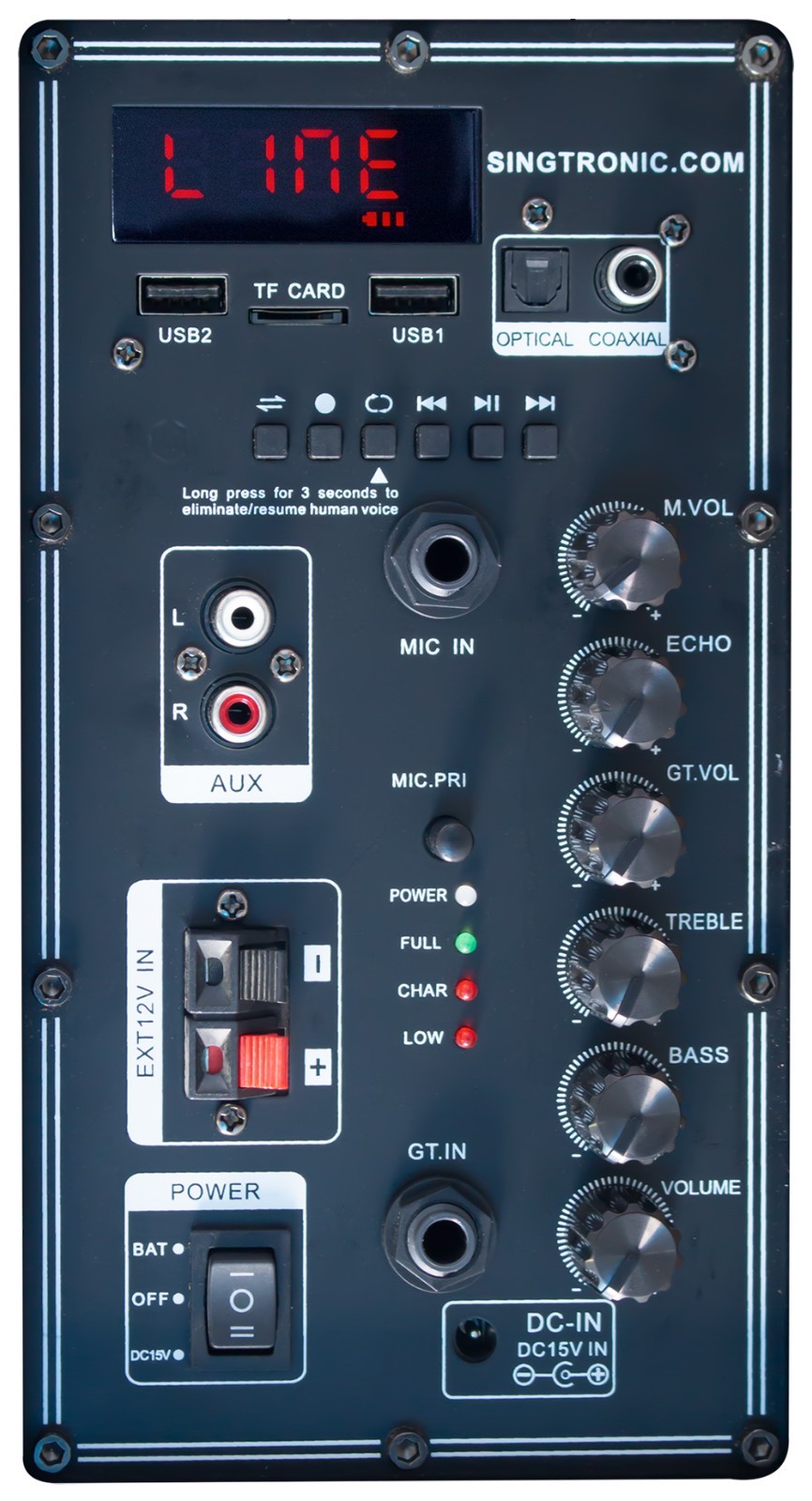 All-in-One BT-369Pro 1000W Karaoke System Touch Screen & Unlimited Youtube Songs