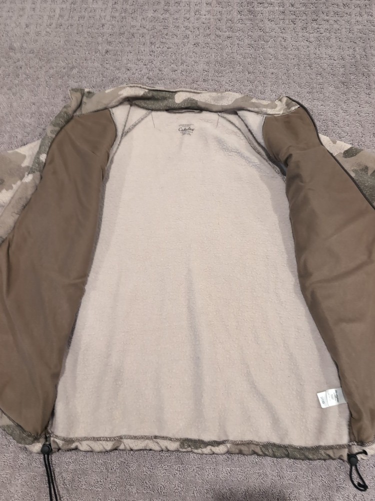 Cabelas Outfitter Camo Merino Wool Jacket Medium Excellent!