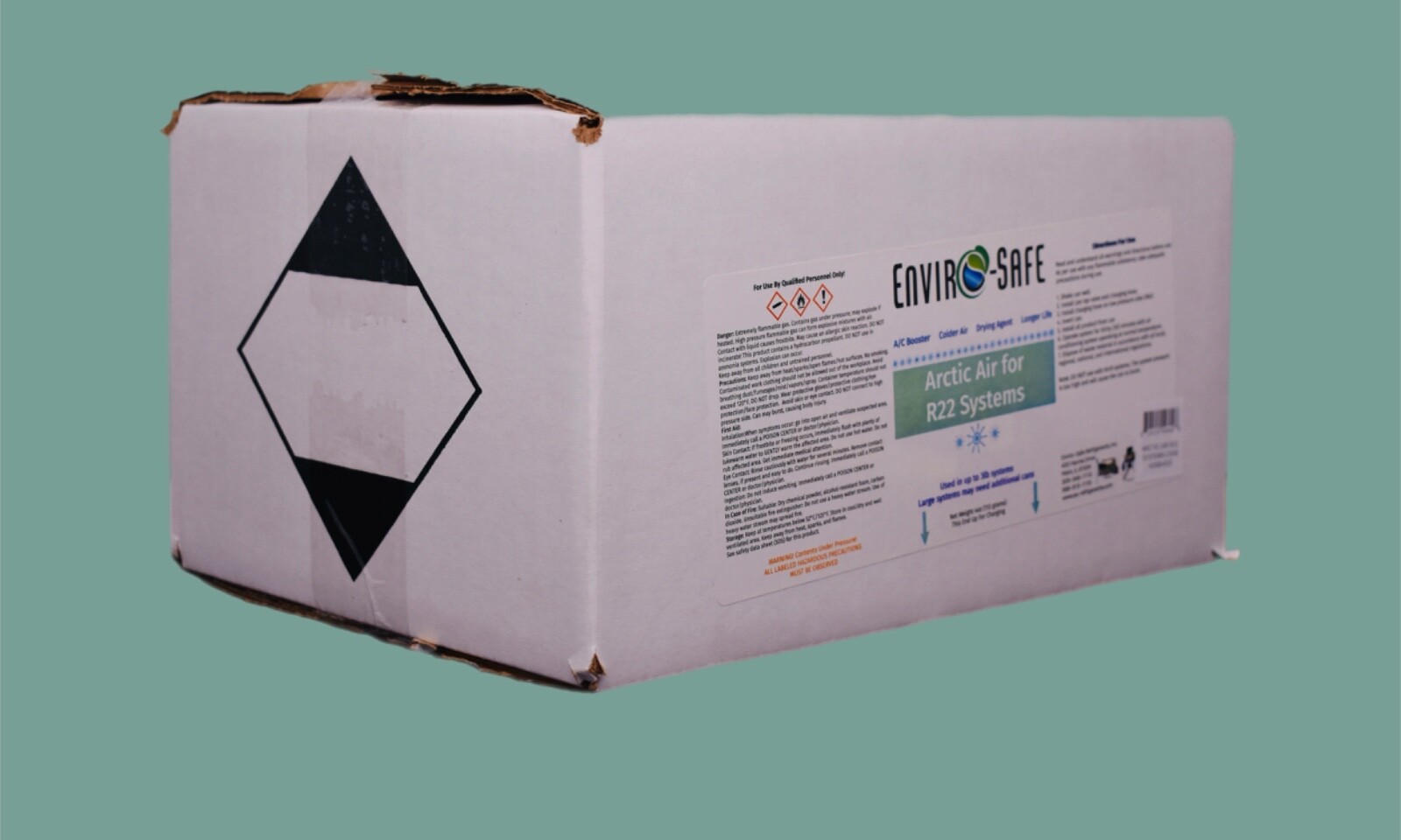 Arctic Air for R22 | 10 Cans | EnviroSafe, 4oz | Get Colder Air!