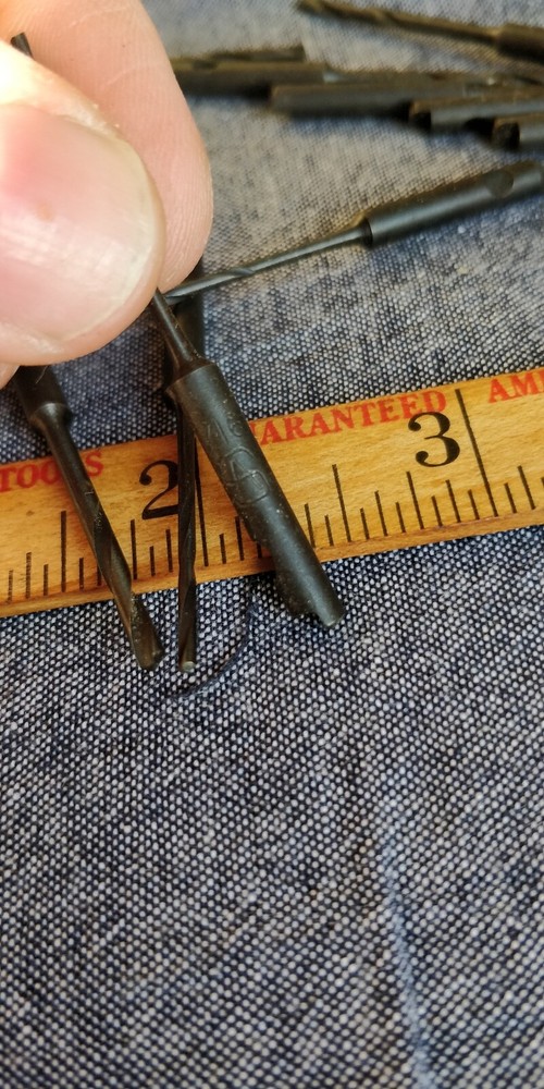 Nos 2 Bits - for Push Drill Bit 3/32" +1/16 - Avildsen 🇺🇸 USA