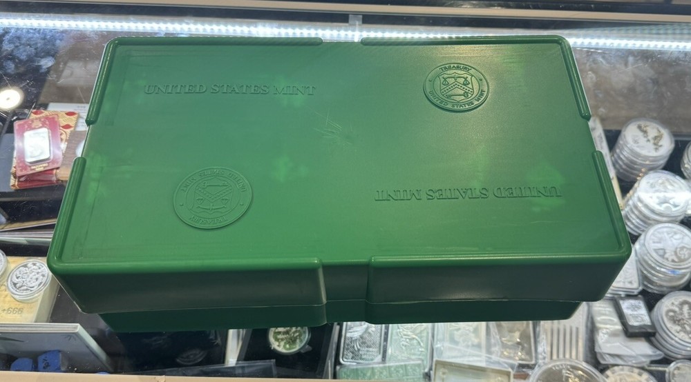 EMPTY GREEN MONSTER BOX With SILVER EAGLE Empty COINS OR ROLLS Replacement