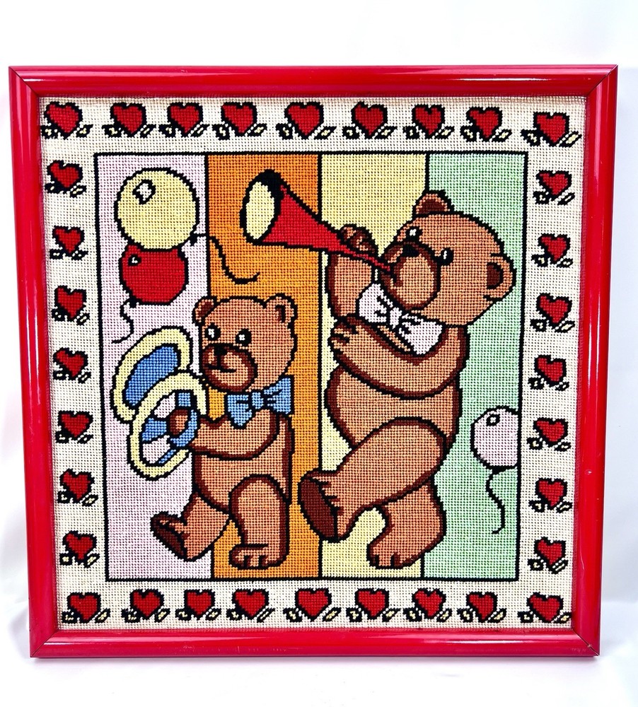 Bear Needle Point Balloons Horn Cymbals 14” Plus Frame