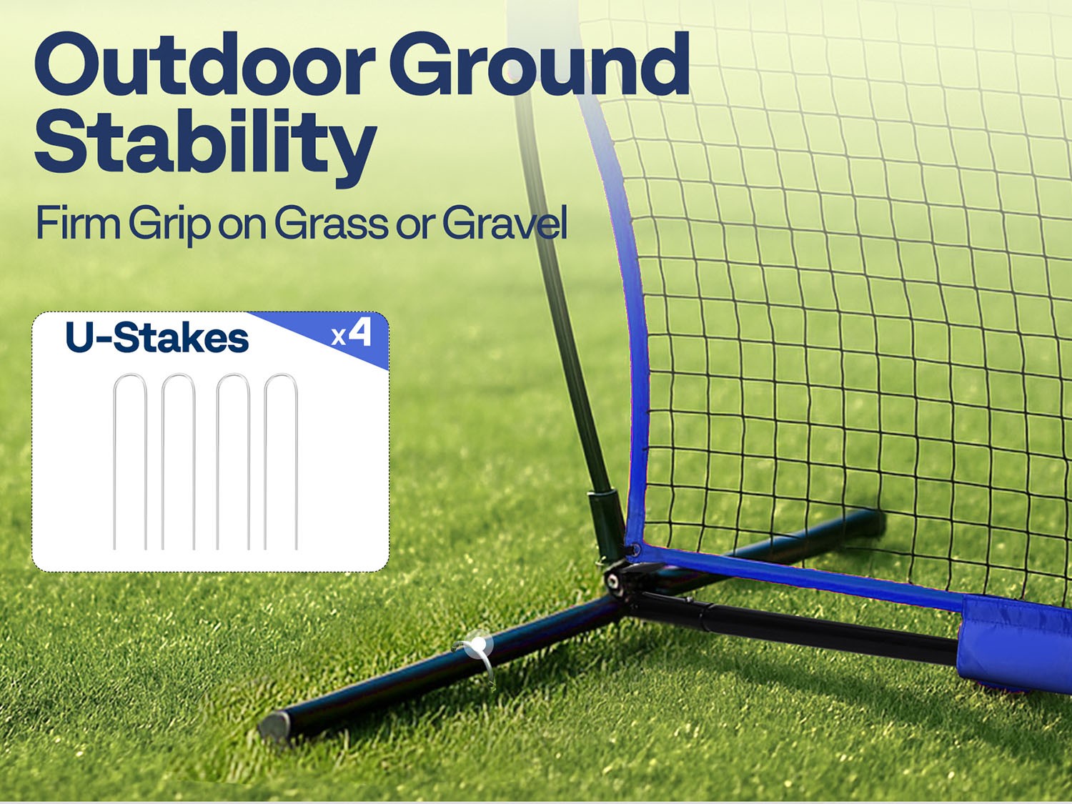 Portable Baseball & Softball Practice Net with Batting Tee 7x7 ft Aluminum Frame