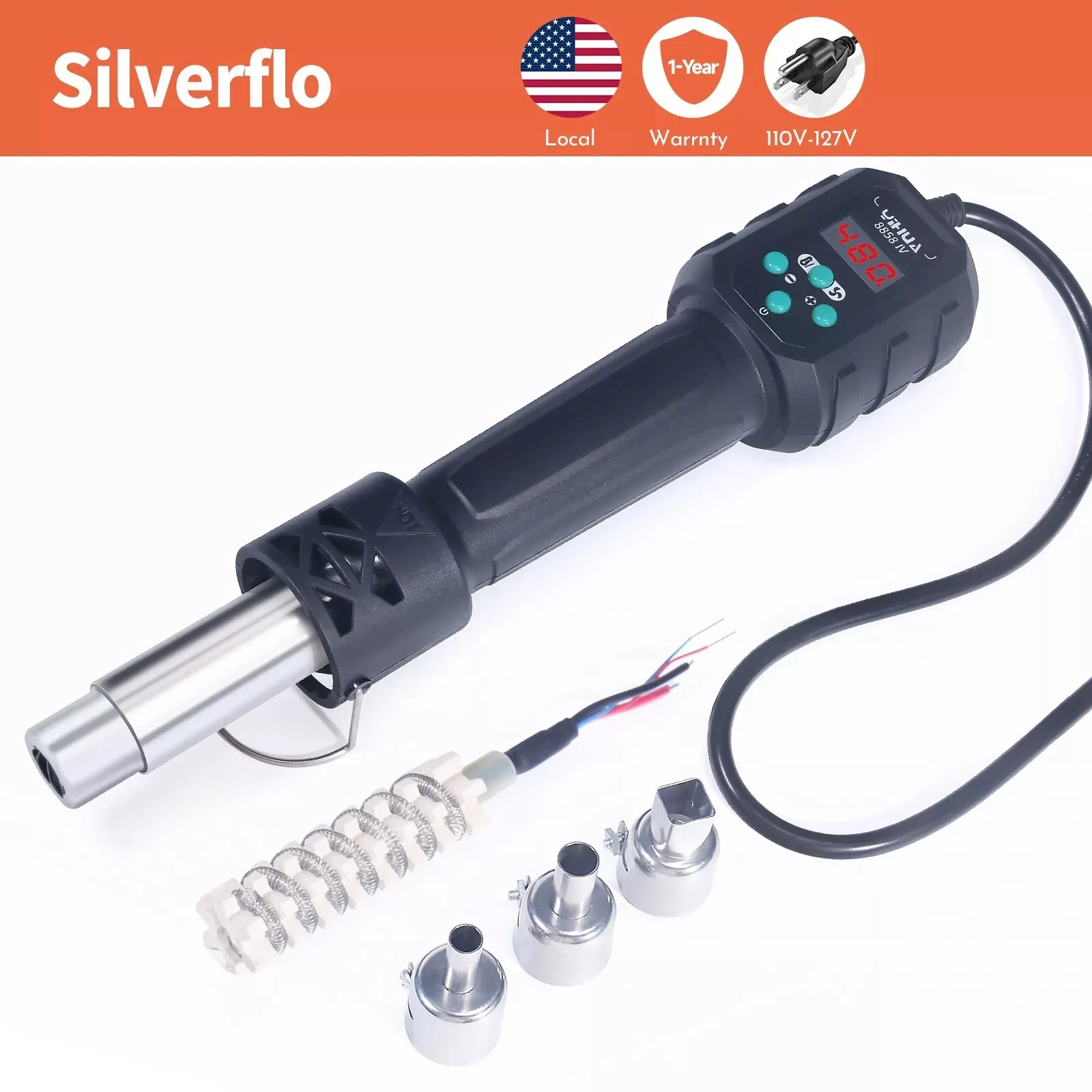 700W Digital Hot Air Rework Soldering Station Digital Display SMD Heat Gun
