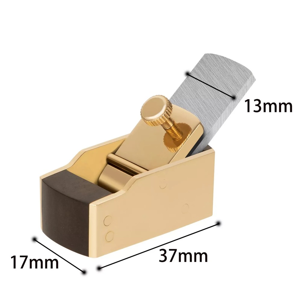 5pcs smooth flat bottom brass wrap blackwood planes ,violin/viola making tool