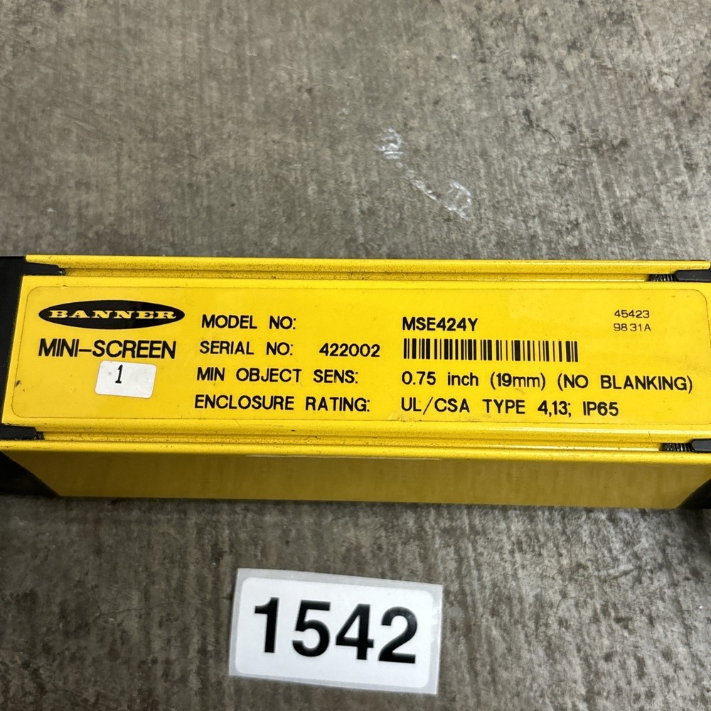 BANNER ENGINEERING MSE424Y NEW