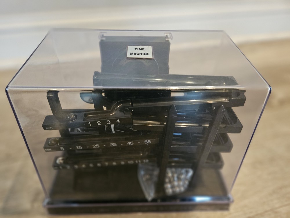 Time Machine Rolling Ball Kinetic Clock Hoffman Products DC Version New Open Box