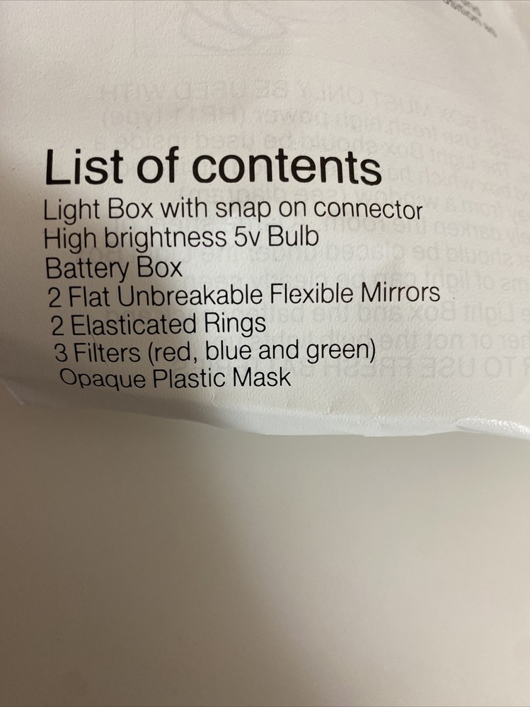 Osmiroid Light Box 8689 Classifying Materials Unused zai
