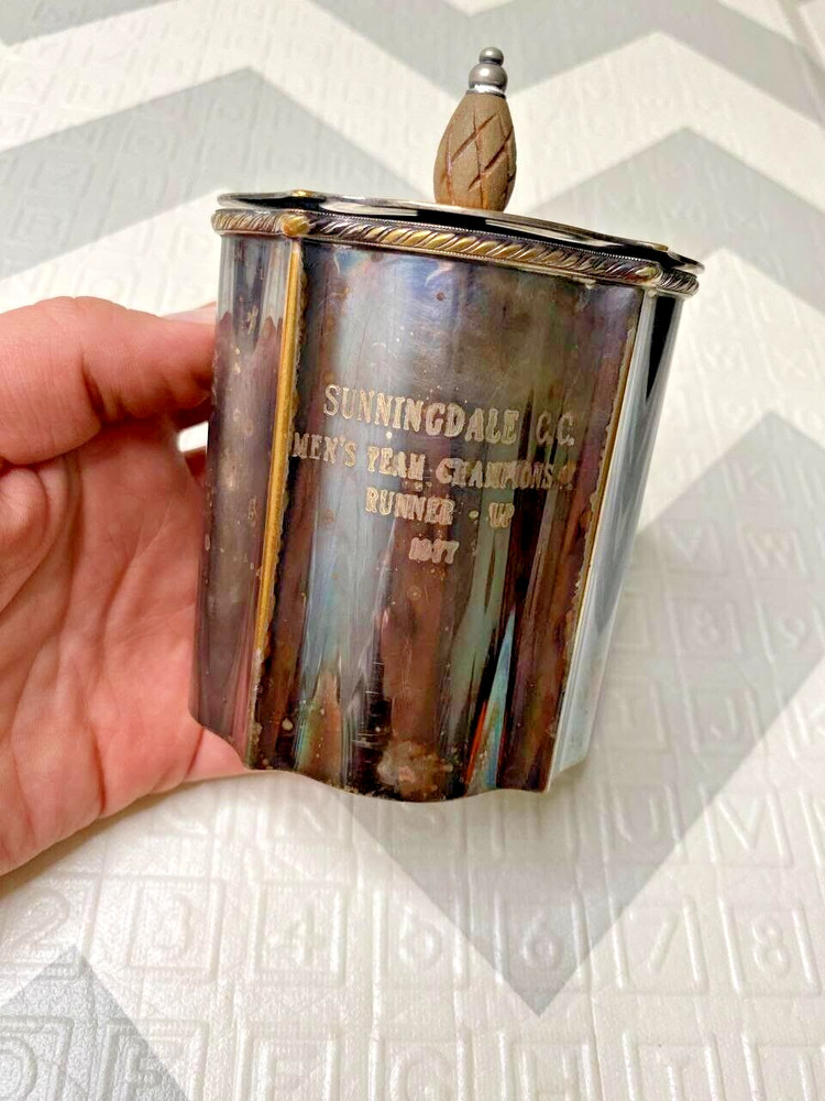 1960's Tea Caddy / Cigarette Box IFS Israel Freeman and Sons Italy Silverplate