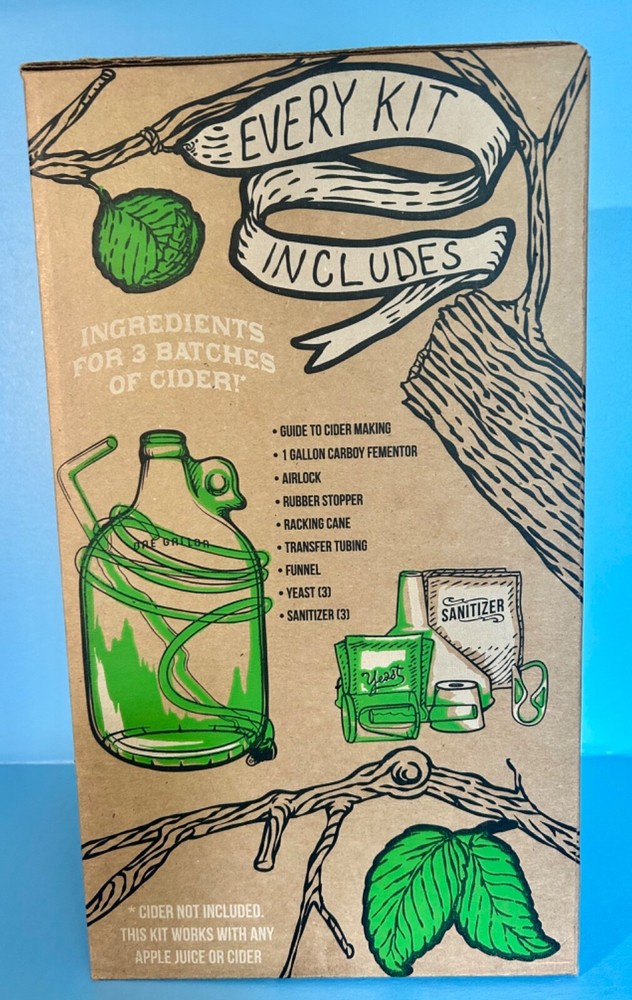 Nice *NIB* Craft A Brew Hard Cider Brewing Kit, Never Opened