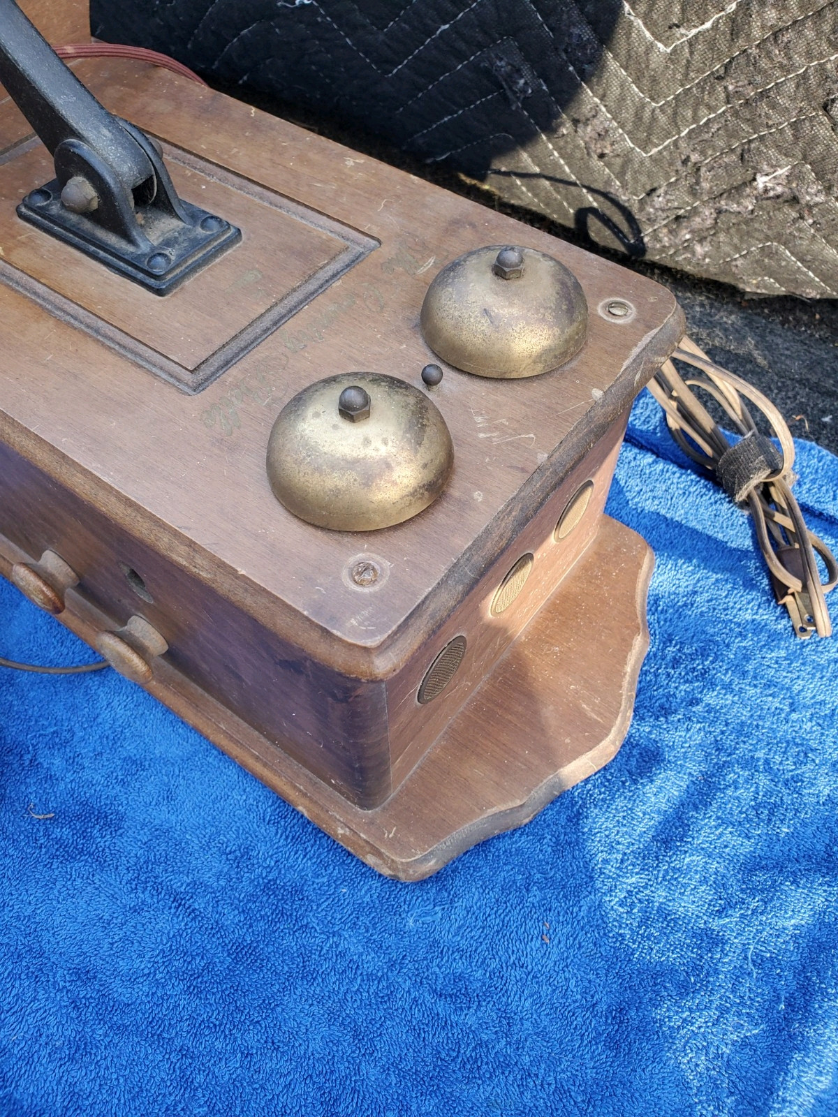 Antique Tube Radio Receiver Wall Telephone The Country Belle By Guild