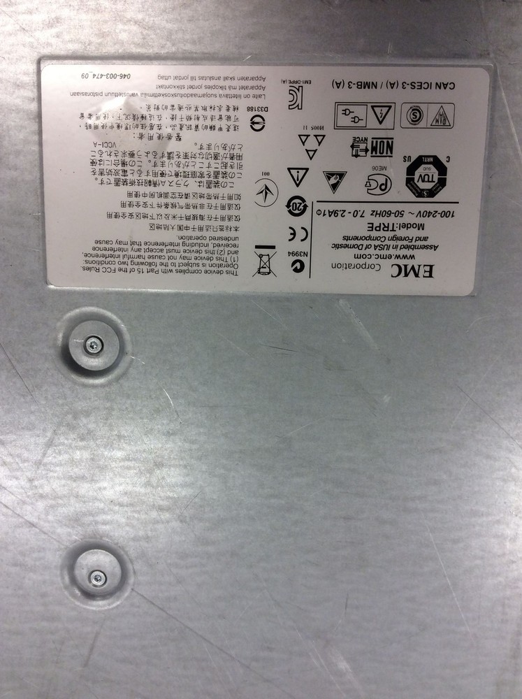 EMC TRPE Storage Processor Unit w/6xFC Module/2x SAN Management Module WORKING
