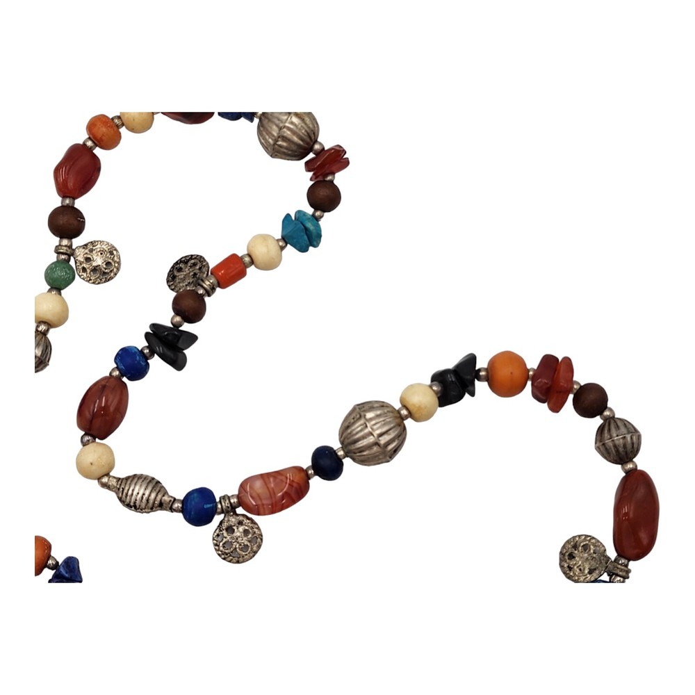Colorful Super Fun Bead Necklace 47" Long