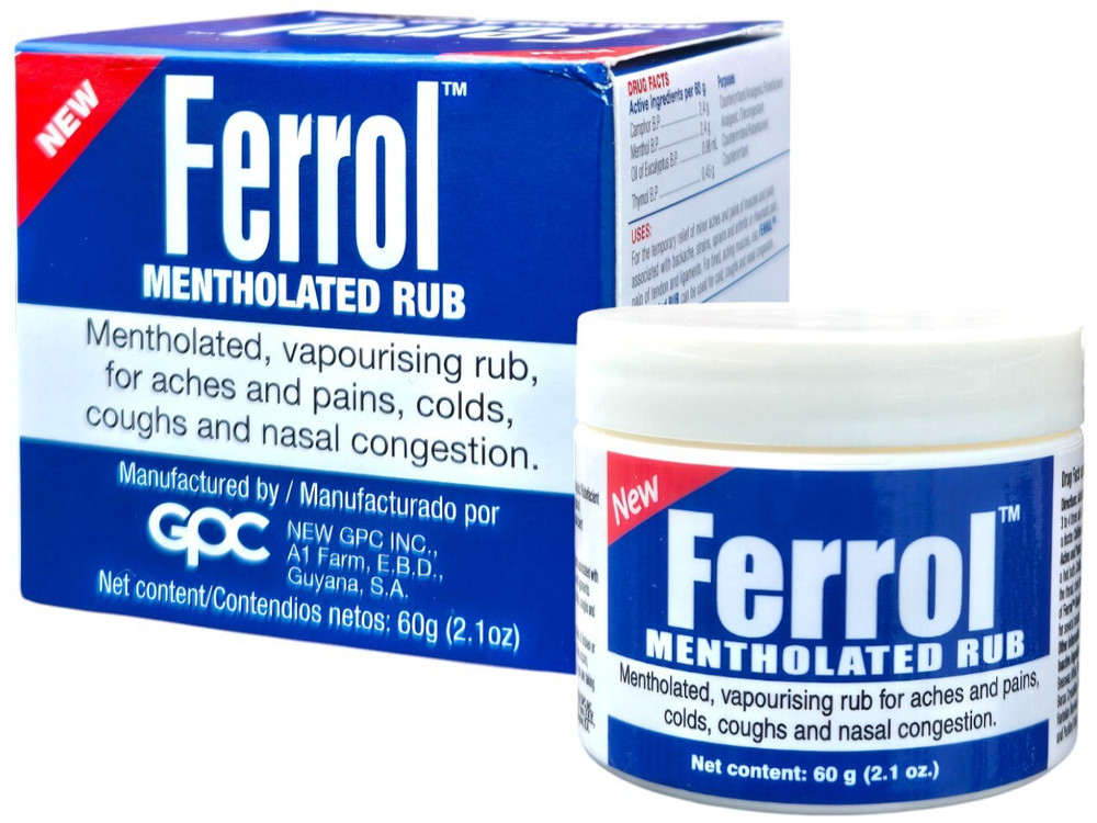 Ferrol Mentholated Rub -  2.1oz