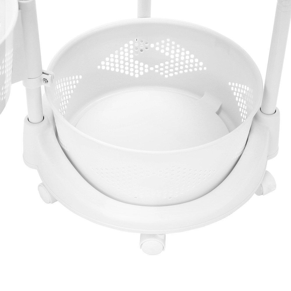 Multi-function Rotating Basket Cart Kitchen Bathroom Toy Shampoo Organizer