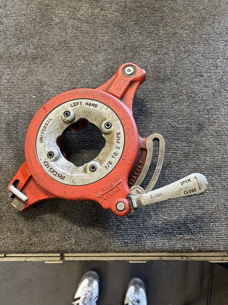 Ridgid E-660 Diameter Threading Machine Die Head 1/8 to 2