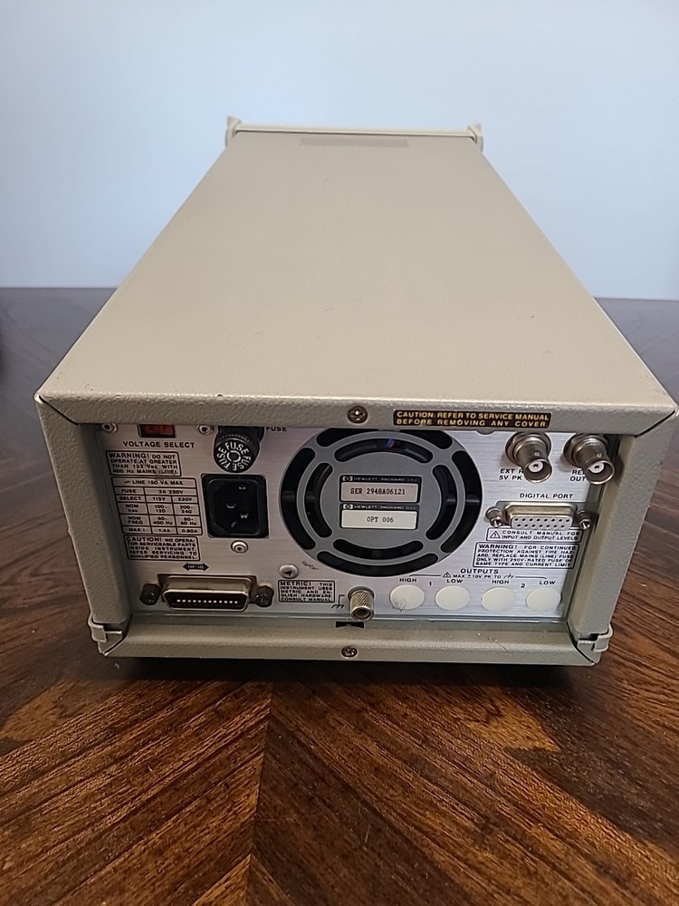 HP 8904A Multifunction Synthesizer DC 600