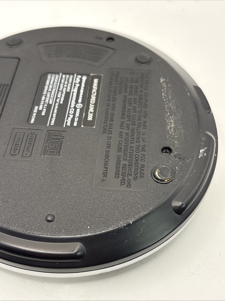 VINTAGE DURABRAND Model CD-566 Portable CD Player Fully Programmable TESTED WORK