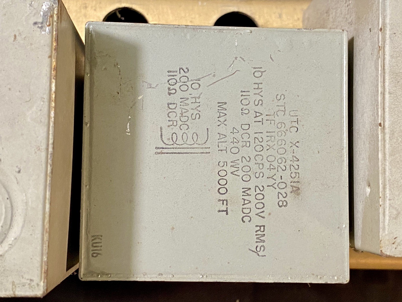 Original antique audiophile 3 piece transformer made in USA #0200