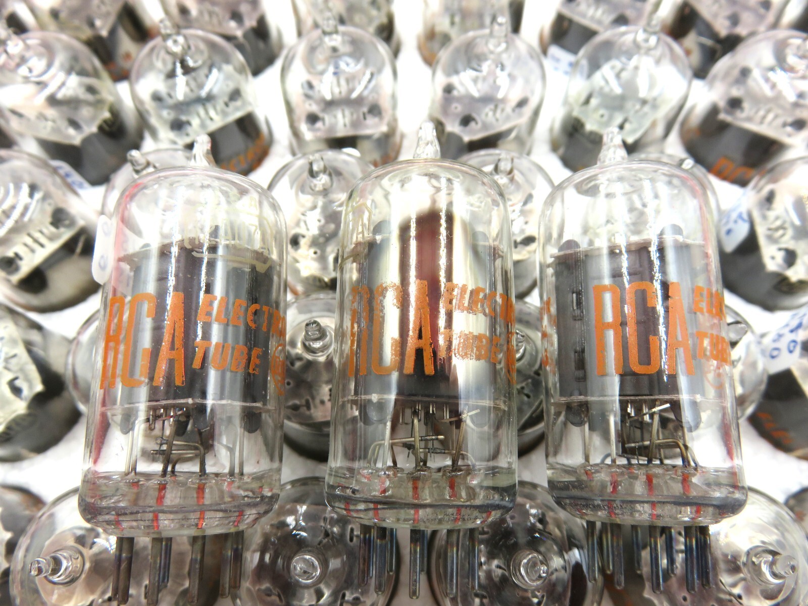 Vintage 1962 NOS RCA Clear Top 12AU7A PLATINUM GRADE ~ Matched Pair ~ New Tubes