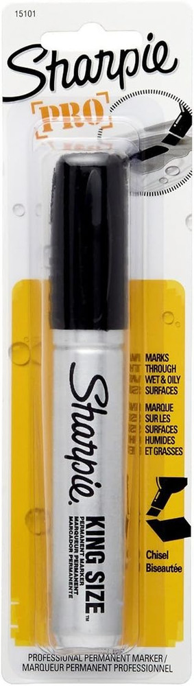 SHARPIE Pro King Size Permanent Marker, Black