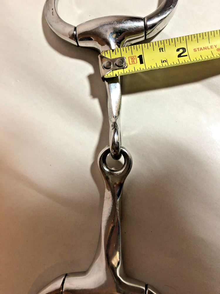 5" BT Crump Slow Twist Eggbutt Snaffle Bit