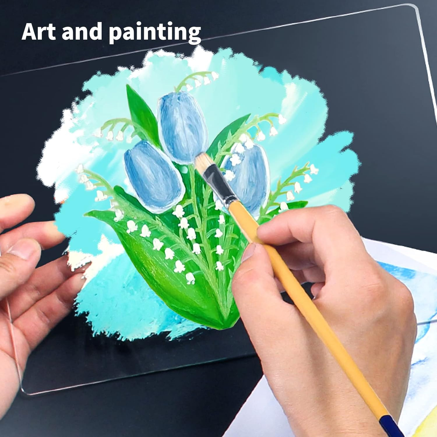 5-Pack of 8×10" Pet/Plexiglass Sheets, Transparent Clear Flexible Plastic Sheet