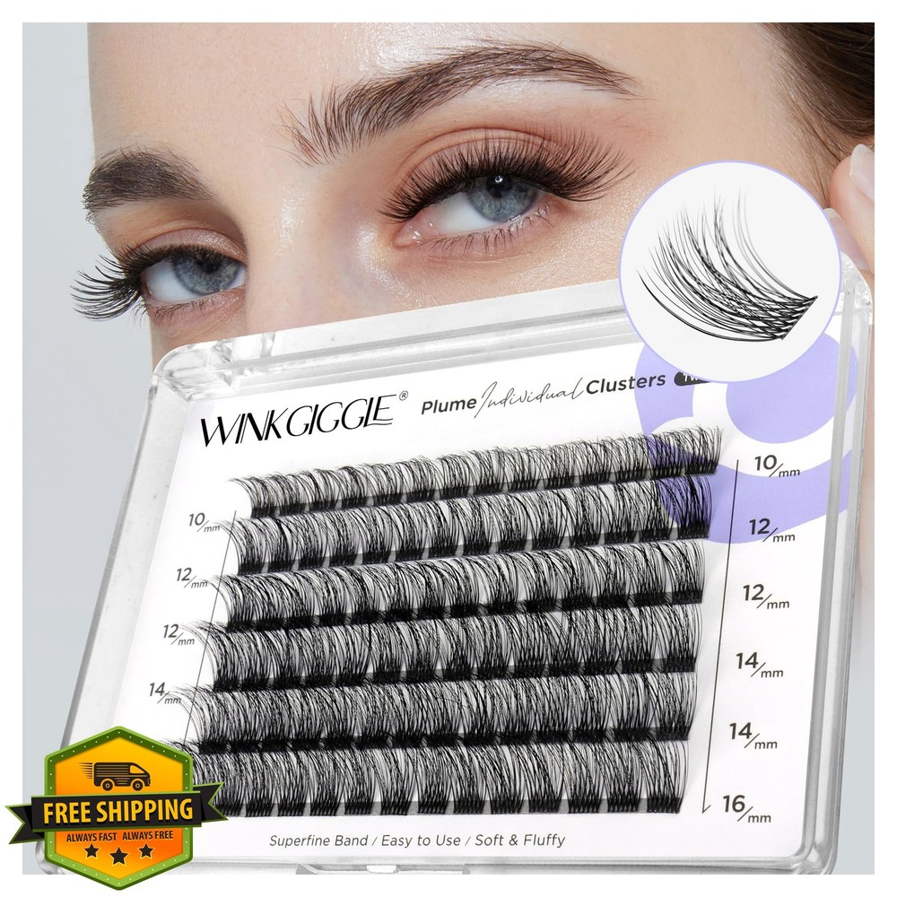 Winkgiggle Wispy Lash Clusters Natural Look 84Pcs